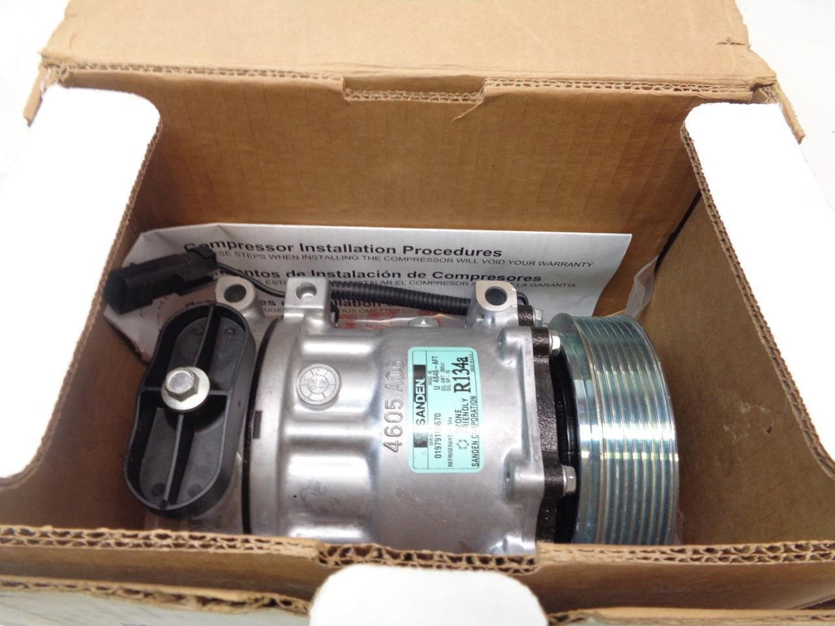 NEW 4 SEASONS 58553 SANDEN U4846-AFT AC COMPRESSOR 94-02 DODGE(VARIOUS) R1