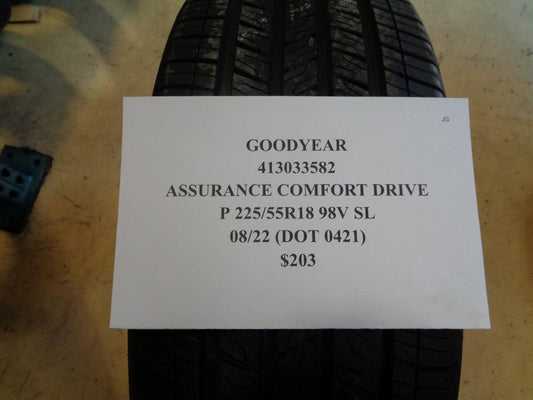 GOODYEAR ASSURANCE COMFORT DRIVE 225 55 18 98V SL 413033582