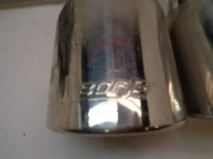 BORLA REAR LEFT/DRIVER SIDE MUFFLER DUAL EXHAUST TIPS 2.75" INLET 3.5" OUTLET