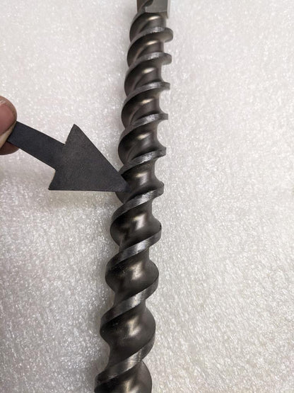 UNBRANDED SDS-MAX CARBIDE TIPPED DRILL 1" X 20-1/2" 4-CUTTER USED D0