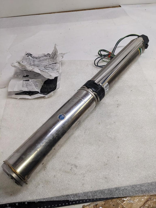 JACUZZI SUBMERSIBLE WELL PUMP 2-WIRE 12GPM 1.5HP 230V 60HZ NEW H1