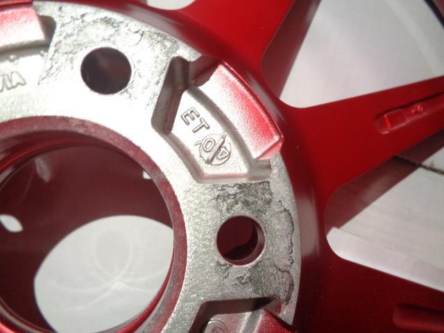 ROHANA RF01 RUBY RED 20X10 ET40 5X114.3 W/ LEXANI LX-20 265/30/20 NEW DAMAGED SR