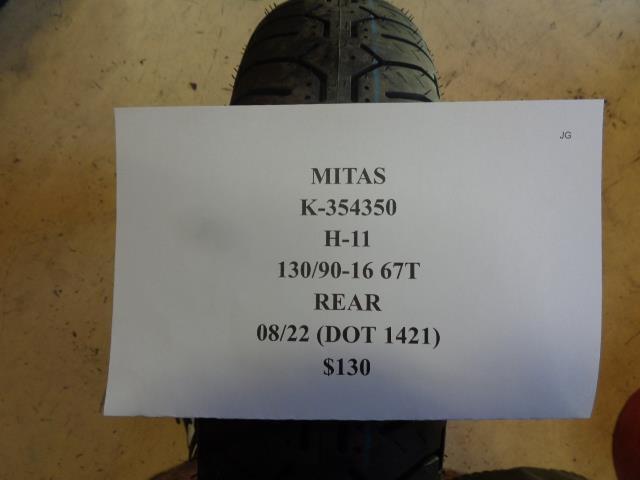 MITAS H-11 130 90 16 67T K-354350 REAR MOTORCYCLE TIRE