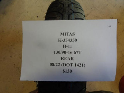 MITAS H-11 130 90 16 67T K-354350 REAR MOTORCYCLE TIRE
