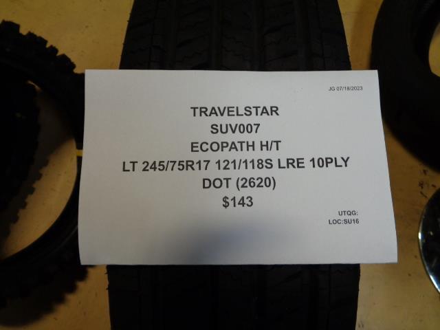 TRAVELSTAR ECOPATH H/T BSW LT 245 75 17 121/118S LRE 10PLY TIRE SUV007 BQ3 SU16