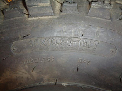 1 INTERCO SUPER SWAMPER TSL/BOGGER LT 33 10.5 16 LRD 8PLY TIRE B-127 BQ2 SU16