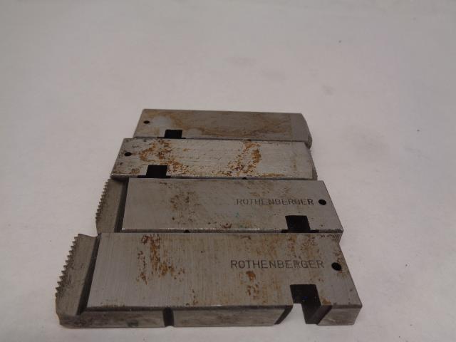 ROTHENBERGER 1/2-3/4" RIGHT HAND NPT ALLOY PIPE THREADED DIE HEADS R22T8