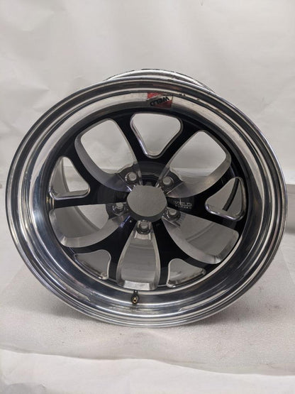 1 WELD RACING 76HB7100W67A WHEEL RT-S S76 FORGED ALUMINUM BLACK 17X10 USED B2