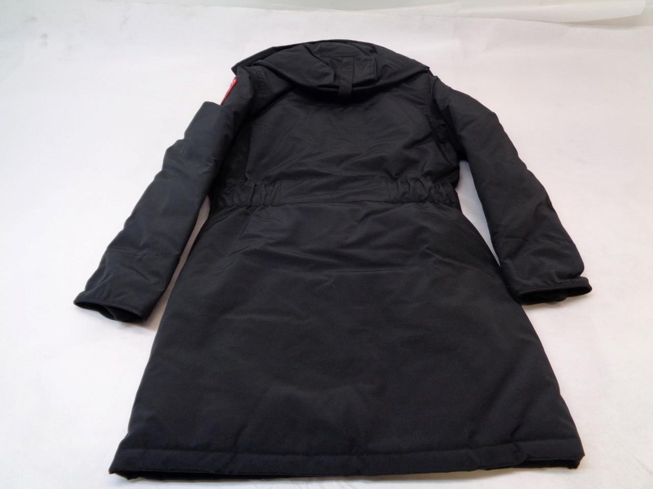 CANADA GOOSE WOMEN'S SIZE S/P BLACK TRILLIUM PARKA JACKET 6660W SR
