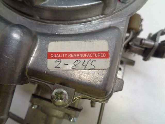 Tomco Ford Motorcraft Carburetor 2-845 for 81-83 Various Models REMAN R5