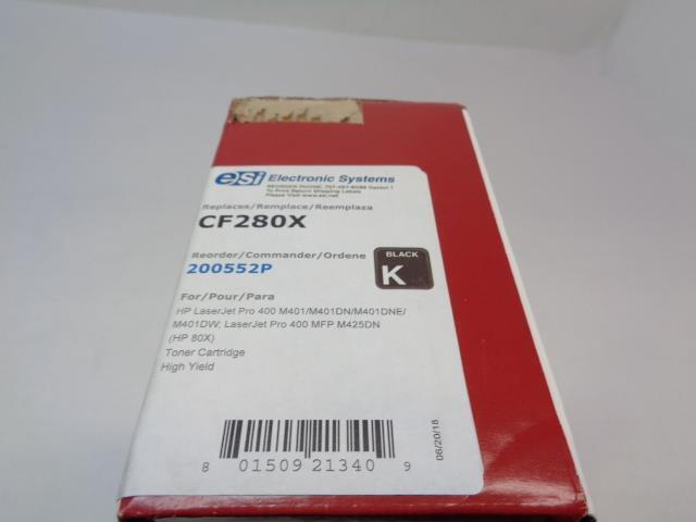NWOE BLACK TONER CARTRIDGE REPLACEMENT FOR HP CF280X NEW SR