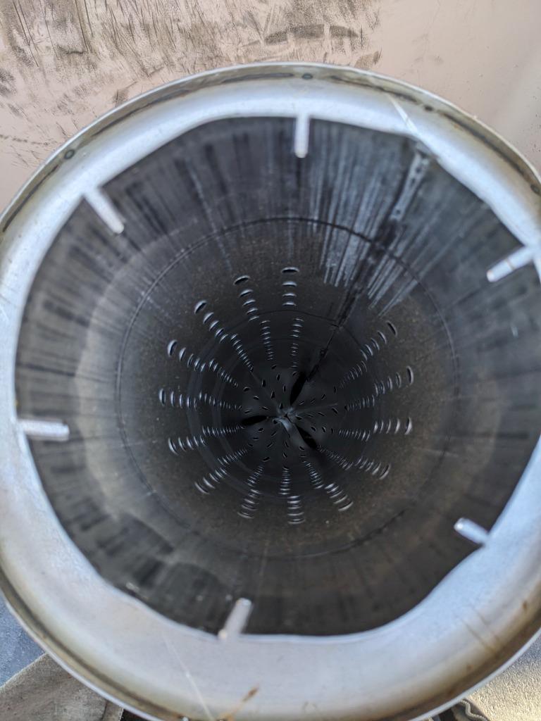 UNBRANDED EXHAUST MUFFLER 50-5/8" OVERALL LENGTH 5" INLET 12/23 NEW B2