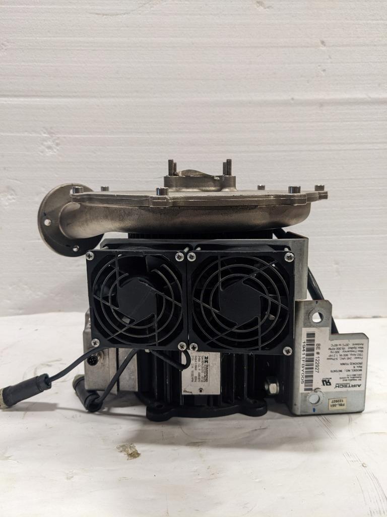 NEW AIRTECH 9675475 VACUUM MOTOR 18,000 RPM MAX SPEED 3-PHASE 900 W 1.2 HP BSRG9