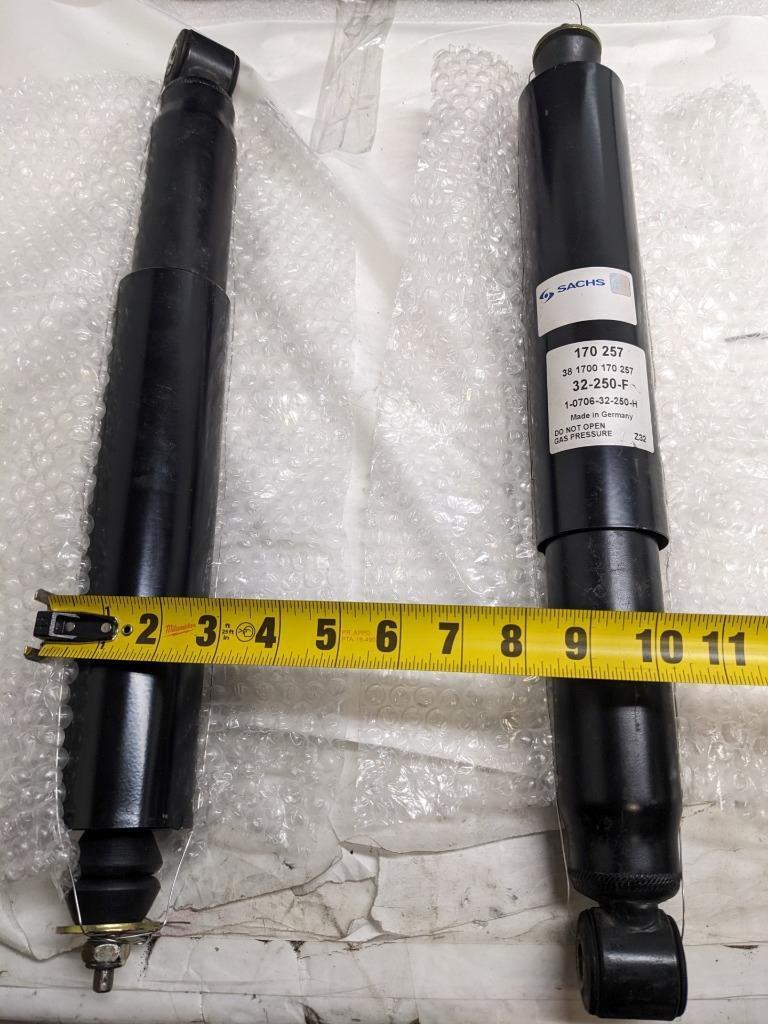 SACHS 38 1700 170 257 PORSCHE LEFT & RIGHT SHOCK ABSORBER 170 257 NEW R5