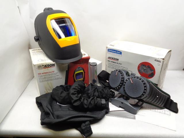 NEW JACKSON WELDING HELMET BH3 AIR W/ R60 AIRMAX ELITE 40840 & 40880 BLOWER R29