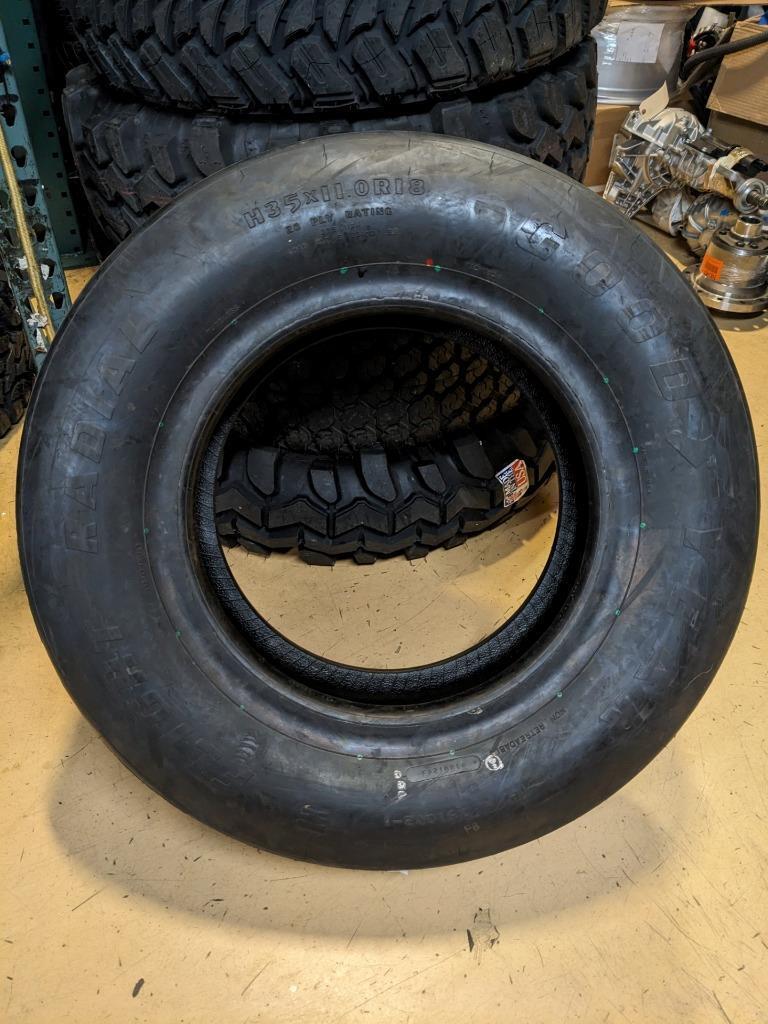 GOODYEAR FLIGHT RADIAL 225MPH H 35 11.0 18 20PR TIRE 351Q02-1 CQ2