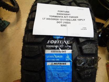 FORTUNE TORMENTA R/T FSR309 LT 305 55 20 121/118Q LRE 10PLY TIRE 9305030041 BQ4