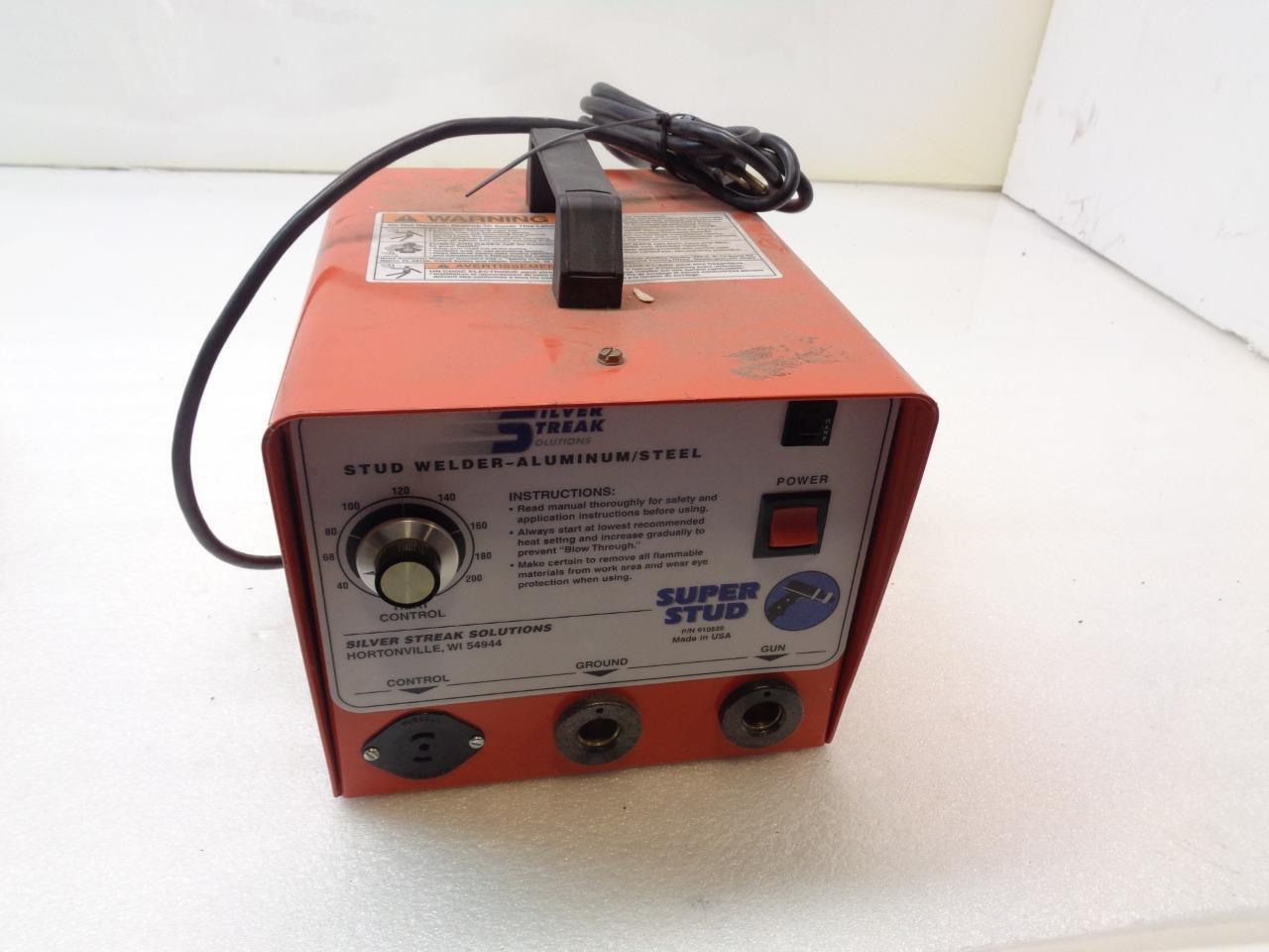 NEW SILVER STREAK SOLUTIONS 910526 SUPER STUD WELDER ALUM/STEEL 110V 20AMP SR