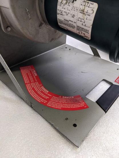 CINCINNATI FAN F-6-C/T1 FUME EXHAUSTER 1-1/2HP 3450RPM CAST ALUM 115V NEW B2