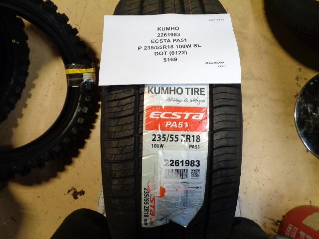 KUMHO ECSTA PA51 P 235 55 18 100W SL TIRE 2261983 BQ3
