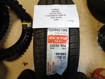 KUMHO ECSTA PA51 P 235 55 18 100W SL TIRE 2261983 BQ3