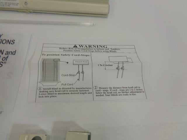 6 NEW MDC 1 IN FLEXPLUS BLIND 23" X 60" ALABASTER BLINDS F-28272 SR