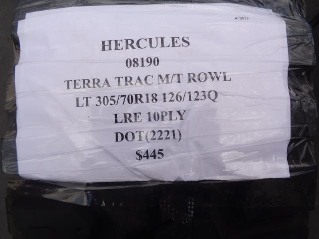 HERCULES TERRA TRAC M/T LT 305 70 18 126/123Q LRE 10PLY 8190 AQ4 SU16