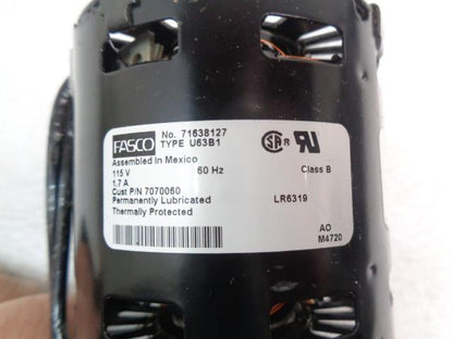 HEATCRAFT REFRIGERATION 7070060 115V 1.7A 1/20HP 1550RPM CCW MOTOR NEW R5