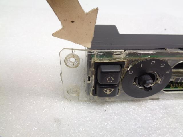 PORSCHE 94465302101 DASH CONTROL UNIT HVAC CONTROL FOR 944 DAMAGED USED R20