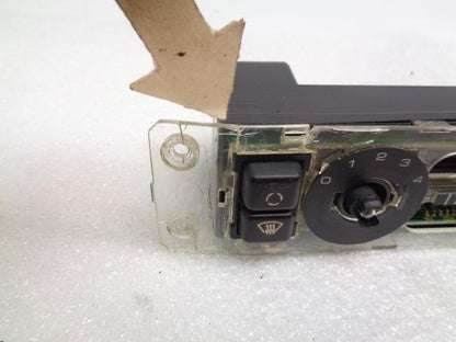 PORSCHE 94465302101 DASH CONTROL UNIT HVAC CONTROL FOR 944 DAMAGED USED R20