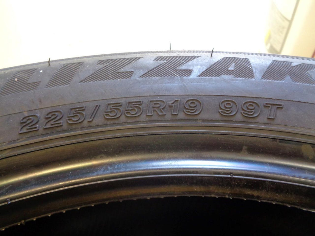 2 BRIDGESTONE BLIZZAK DM-V2 P 225 55 19 99T SL SNOW WINTER TIRES 004308 BQ4