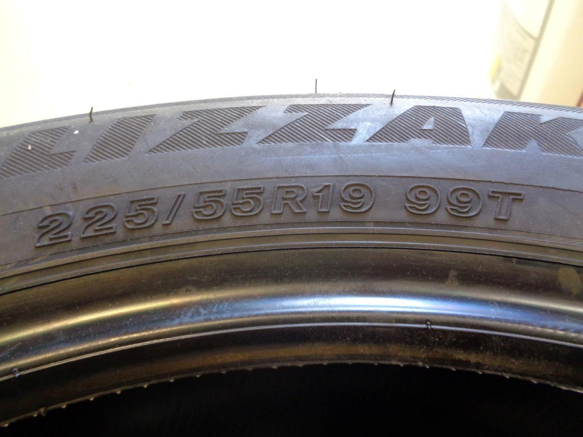 2 BRIDGESTONE BLIZZAK DM-V2 P 225 55 19 99T SL SNOW WINTER TIRES 004308 BQ4