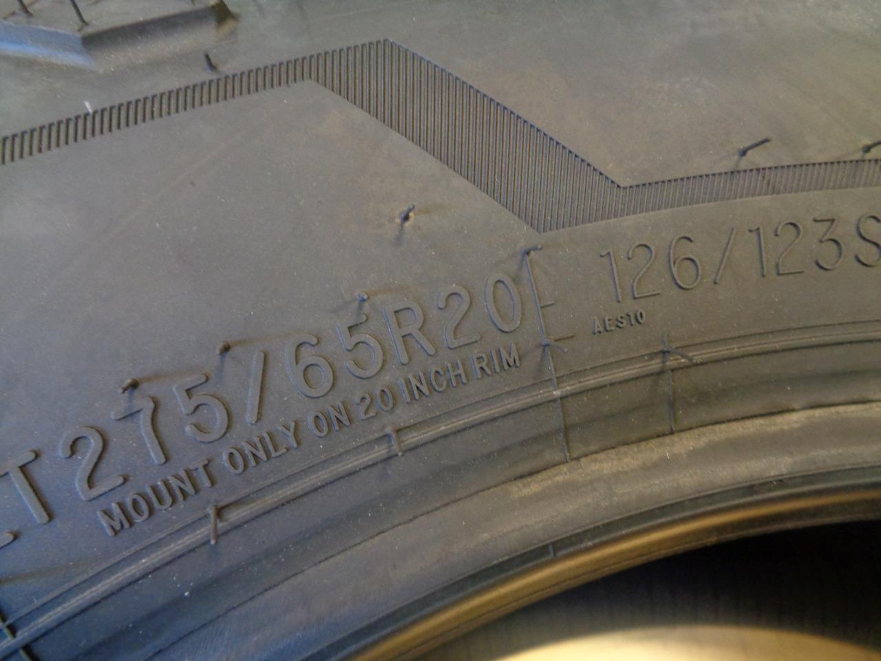 COOPER ADVENTURER AT FORCE 275 65 20 126/123S LRE 10PLY TIRE 90000040109 BQ3