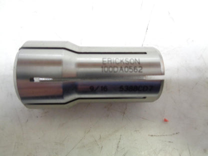 ONE PAIR NEW KENNAMETAL ERICKSON COLLETS 9/16" 100DA0562 5388CD7 R22T2