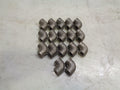 1 NEW PACK OF 17 MB-316 SERUES STEEL 150-1/4" THREADED 90 DEGREE ELBOWS R10TD