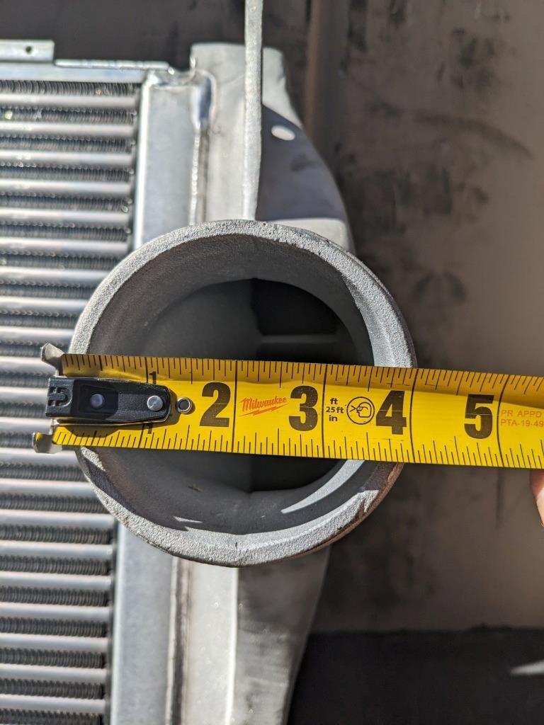 DURALITE EVOLUTION AIR COOLER 38.5"X35" CORE 3.5" IN/OUT FOR PETERBILT NEW B2