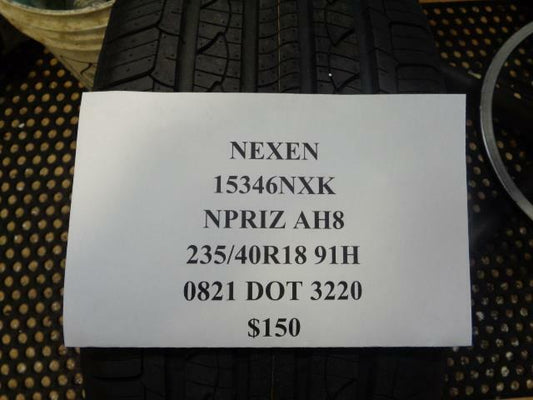 2 NEXEN NPRIZ AH8 235 40 18 91H ALL SEASON TIRES 15346NXK