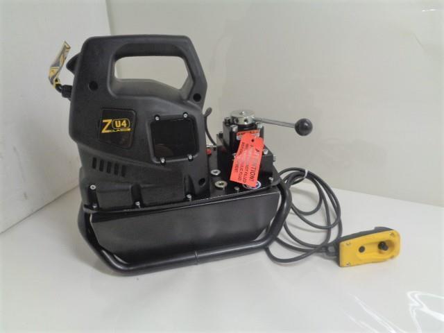 ENERPAC CAT ZU4408JB 350-7768 ELECTRIC HYDRAULIC PUMP 4/3 MANUAL VALVE 10K PSI