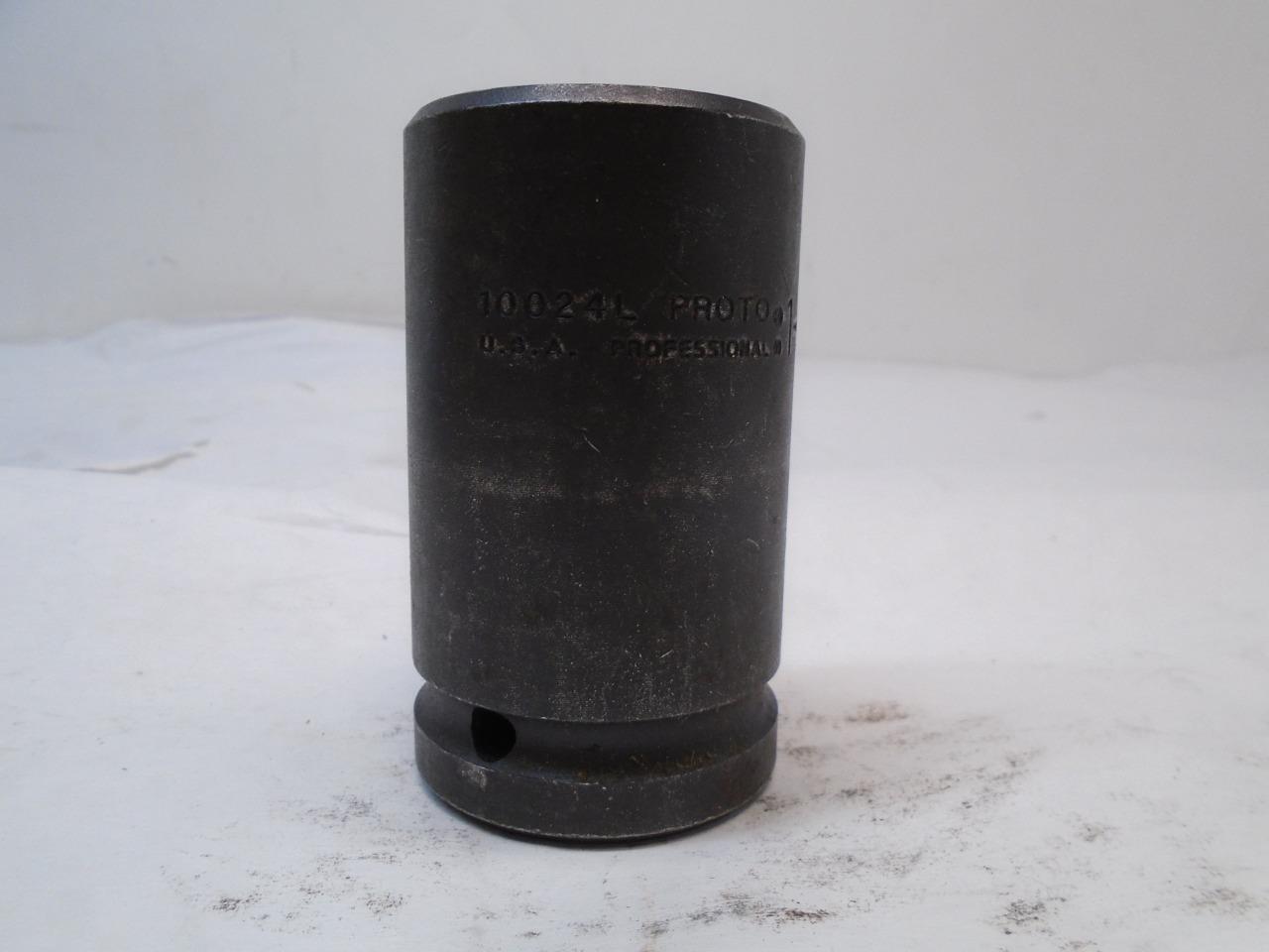 NEW STANLEY PROTO 1 IN. DR. IMPACT SOCKET 1-1/2 IN. 6 PT. 10024L R22