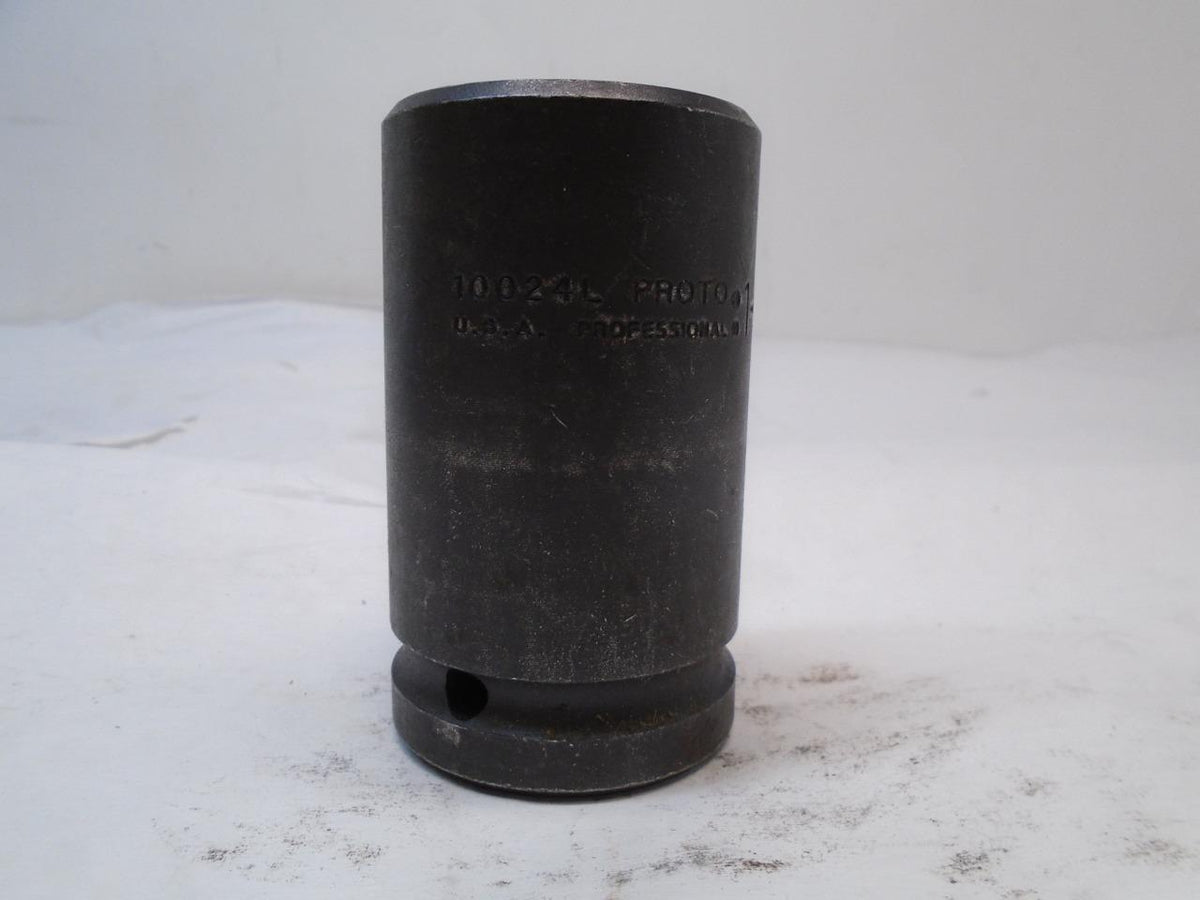NEW STANLEY PROTO 1 IN. DR. IMPACT SOCKET 1-1/2 IN. 6 PT. 10024L R22