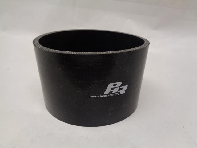 POWERHOUSE RACING STRAIGHT BLACK 4 PLY SILICONE COUPLER 4" DIA. 3" HT R24T7