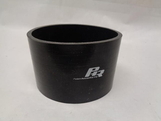 POWERHOUSE RACING STRAIGHT BLACK 4 PLY SILICONE COUPLER 4" DIA. 3" HT R24T7