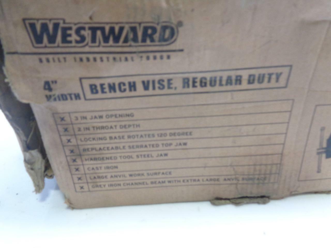 NEW WESTWARD 10D715 REGULAR DUTY SWIVEL BENCH VISE 3" JAW SR