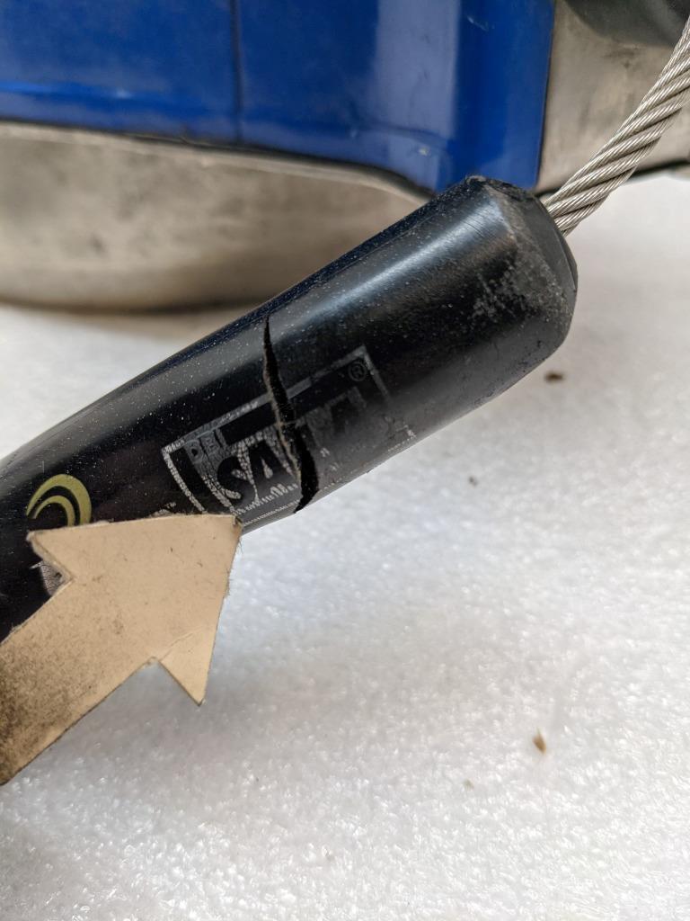 DBI-SALA 3403603 SEALED SELF-RETRACTING 130' STEEL LIFELINE 310 LBS MAX NEW H2