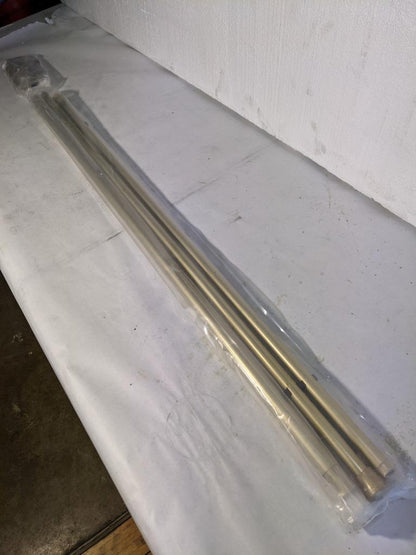 ROD DESYNE DP100-483D 1' DOUBLE ROD 48-84 INCH GOLD CURTAIN ROD NEW KSLR