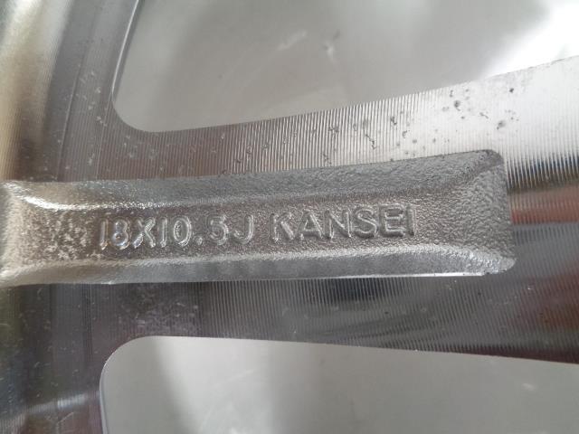 NEW KANSEI ROKU CHROME WHEEL K14X-181518+12 18x10.5 ET12 5x120 WR