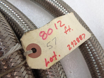 NEW UNBRANDED BRAIDED HOSE 1" (O.D) 57 FEET LONG R3