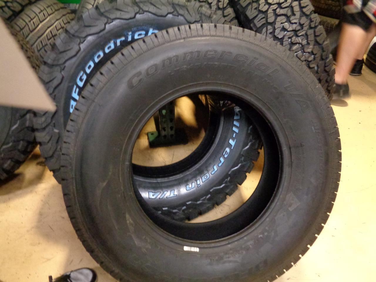 1 NEW TIRE BFGOODRICH COMMERCIAL TA AS 2 245 75 17 121/118R LRE 10PLY 39532