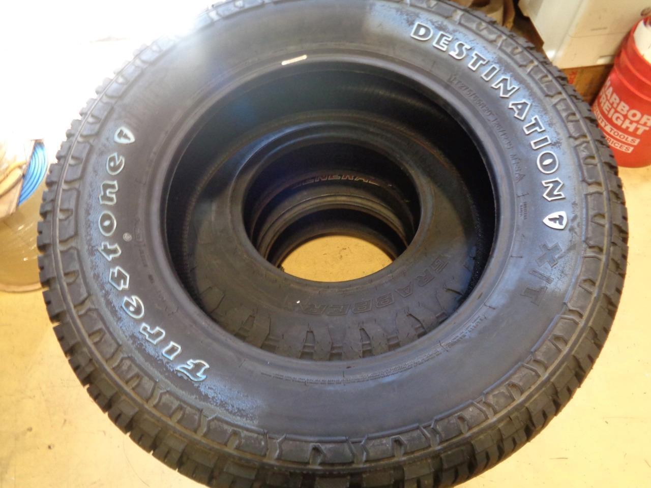 FIRESTONE DESTINATION X/T OWL LT 275 65 20 126/123S LRE 10PLY TIRE 004382 BQ4