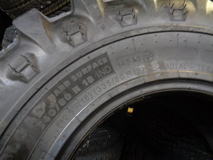 1 MICHELIN BIBLOAD HARD SURFACE IND TL 340 80 18 143A8/B 66605 BQ1